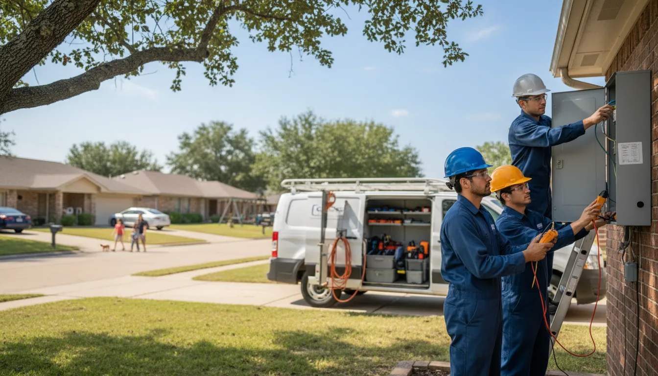 Certified electrician providing emergency electrical services in Claymont, DE